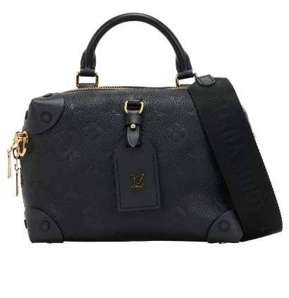 Petite Malle Souple, &pound;1,100, Handbags, Black, Leather, Front view